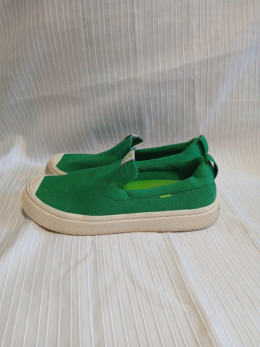 Toms Green Slip-On Canvas Sneakers for Men